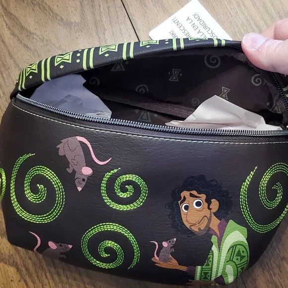 NEW Disney Parks Loungefly WE DONT TALK ABOUT BRUNO Hip pack - Picture 6 of 6